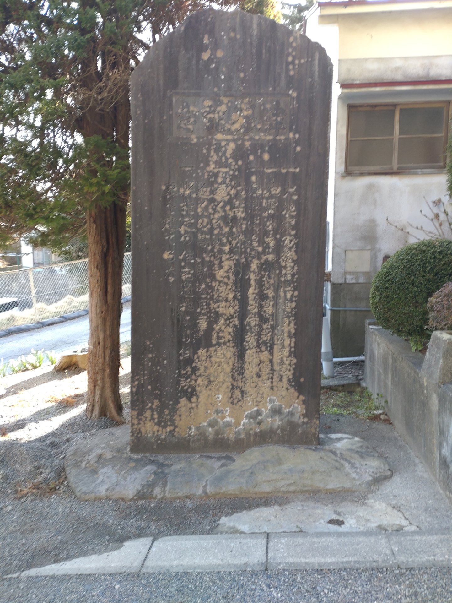 津波記念碑の写真