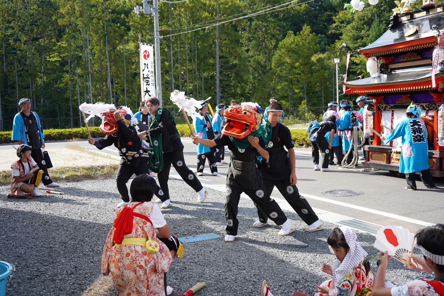八幡大神楽の写真