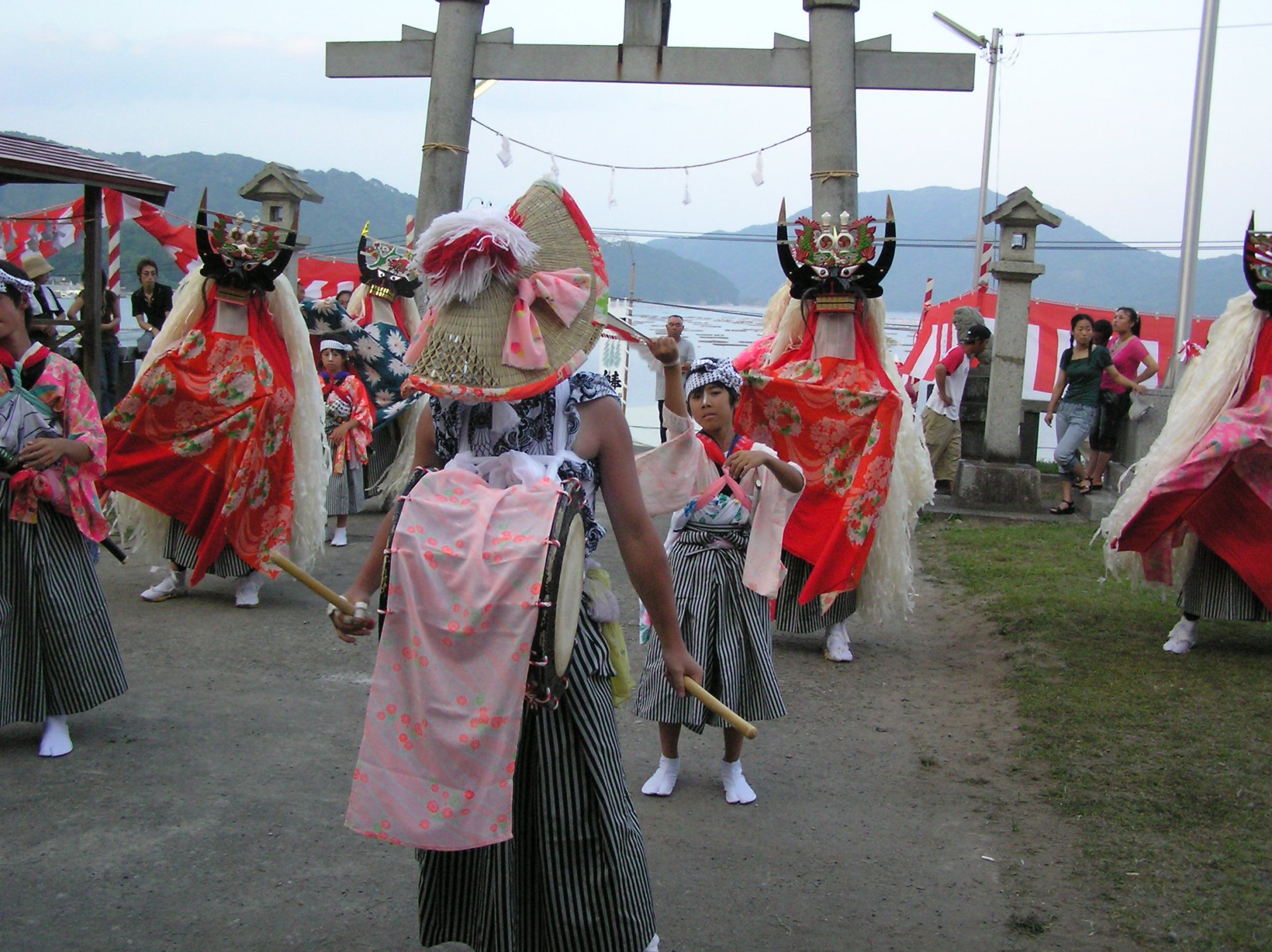 山谷獅子踊の写真