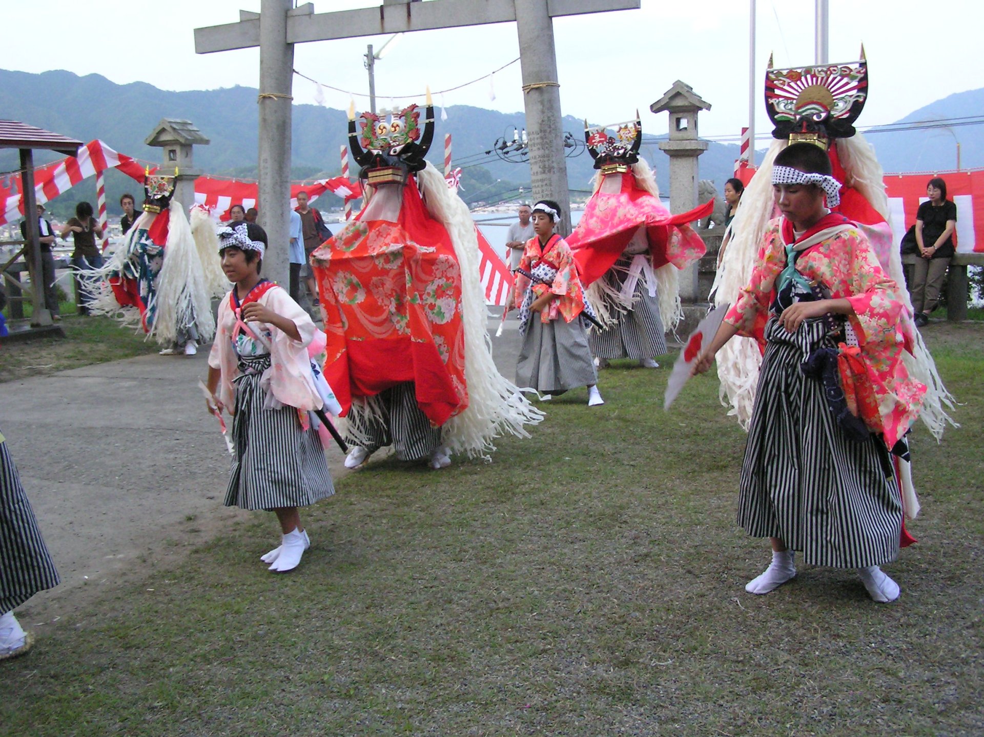 山谷獅子踊の写真