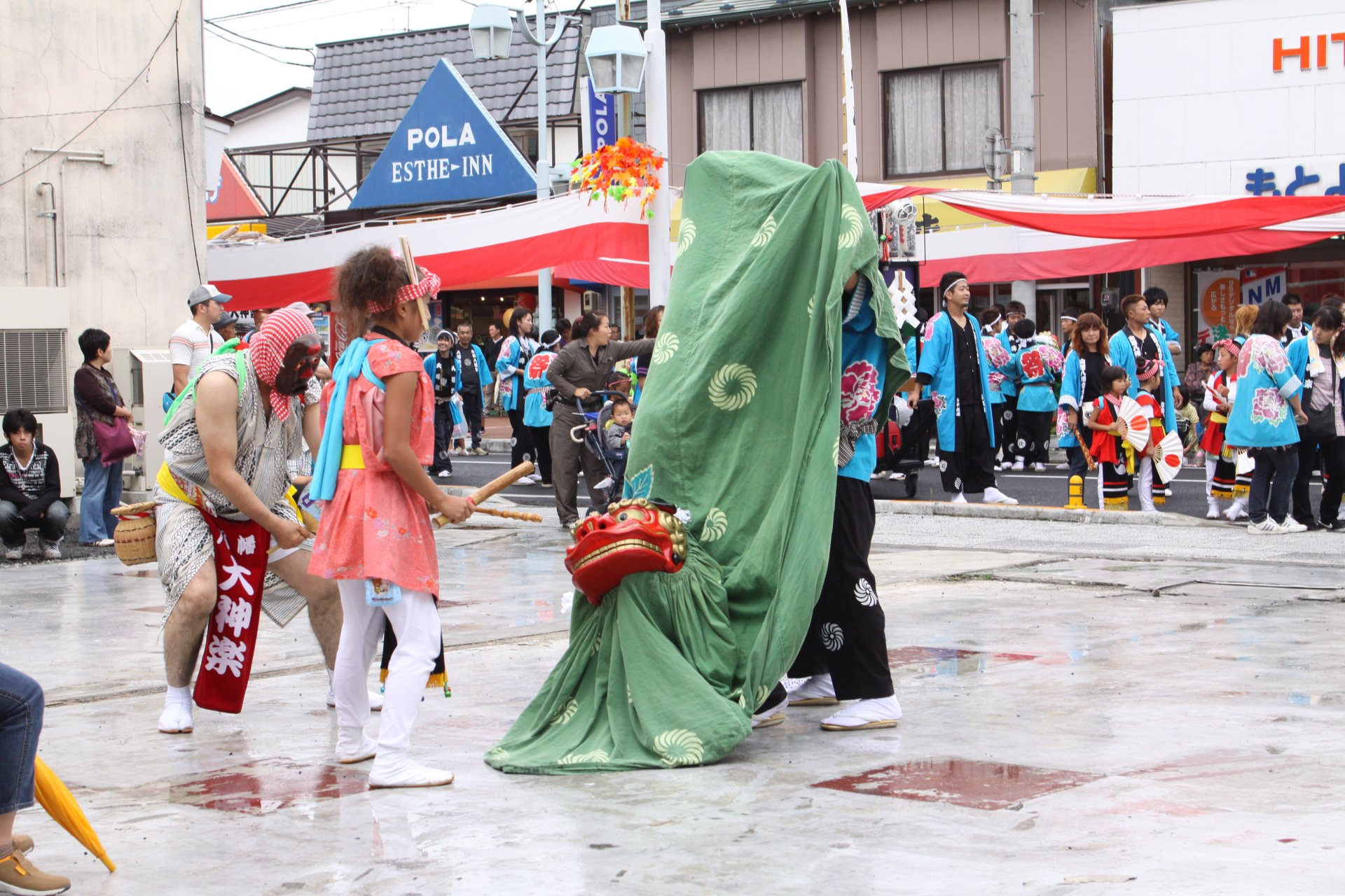 山田大神楽の写真
