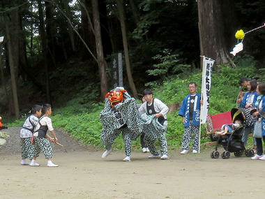 荒神大神楽の写真